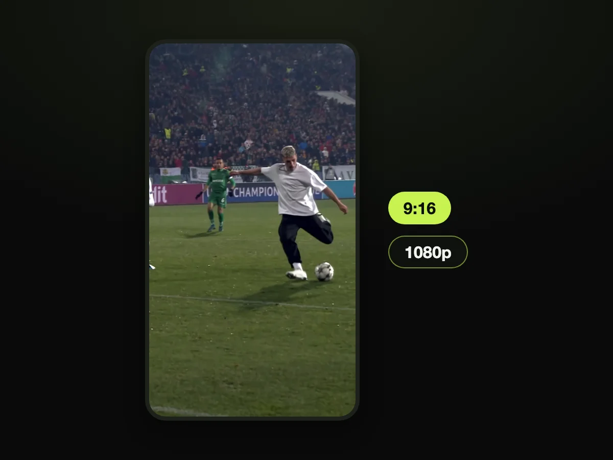 Vertical 9:16 MP4 Ready for TikTok and Reels